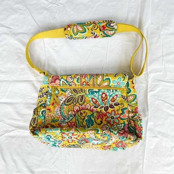 Vera Bradley Quilted Provencal Messenger Crossbody Baby Diaper Bag - Picture 5 of 5